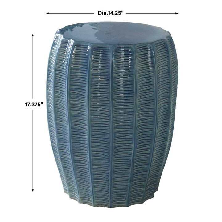Harbor - Garden Stool - Aque Blue