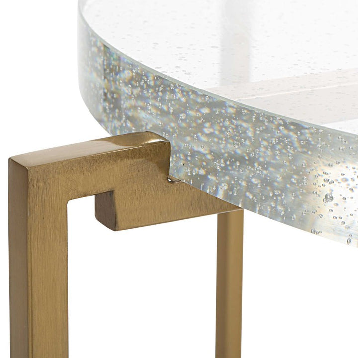 Star-Crossed - Glass Accent Table - Gold