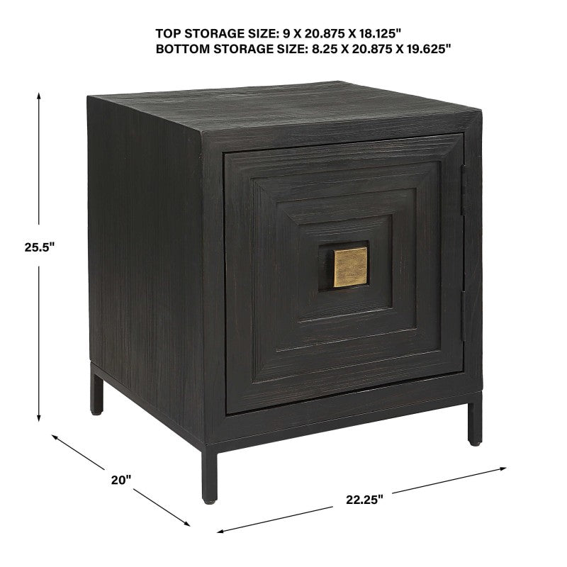 Aiken - Geometric Cabinet / End Table