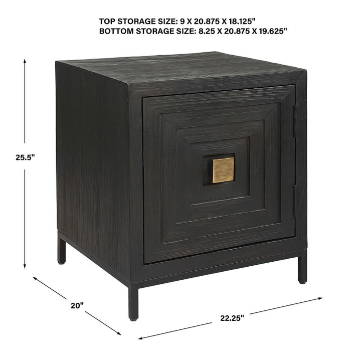 Aiken - Geometric Cabinet / End Table