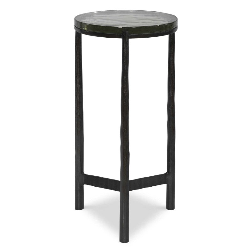 Eternity - Iron & Glass Accent Table
