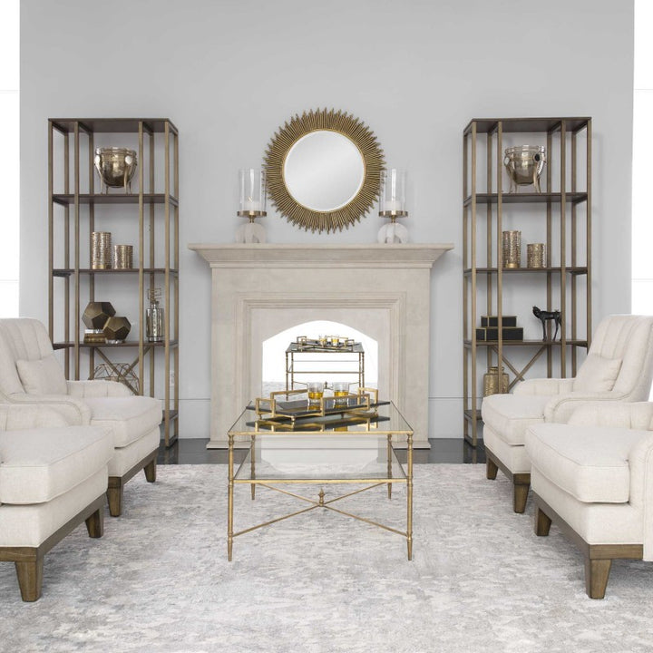 Karishma - Etagere - Antique Gold