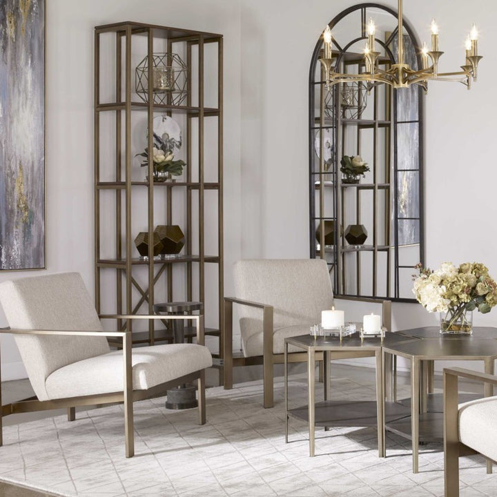 Karishma - Etagere - Antique Gold