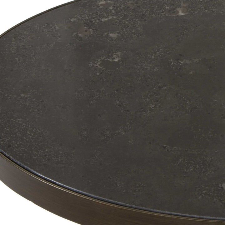 Jessenia - Stone Accent Table - Dark Gray