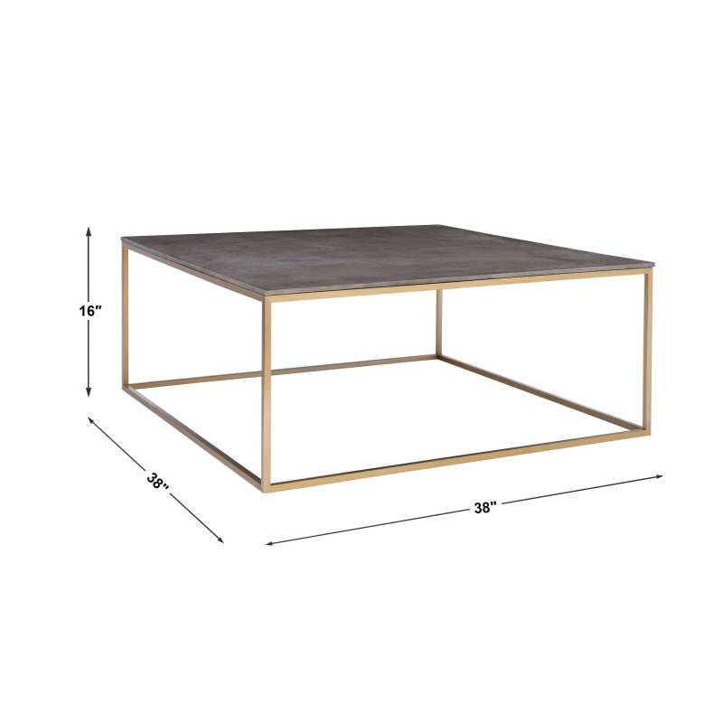 Trebon - Modern Coffee Table - Dark Gray