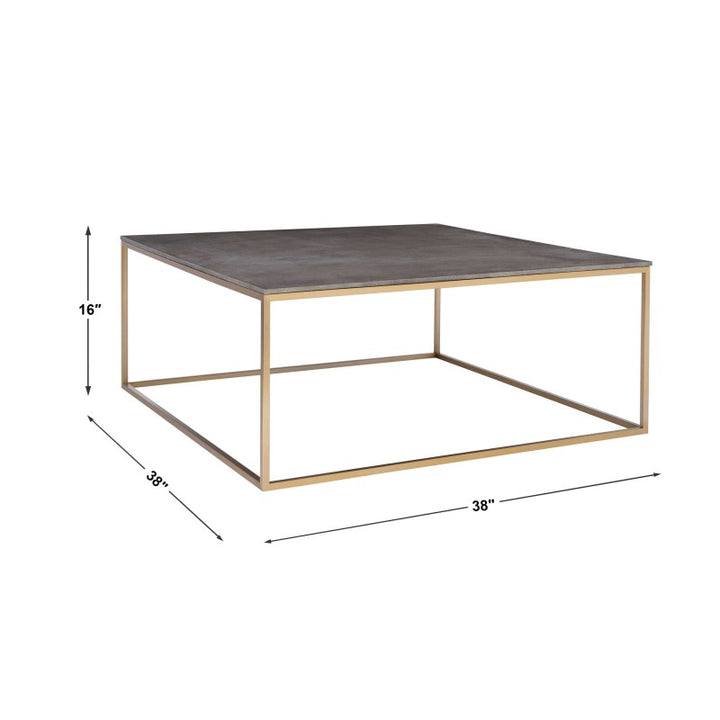 Trebon - Modern Coffee Table - Dark Gray