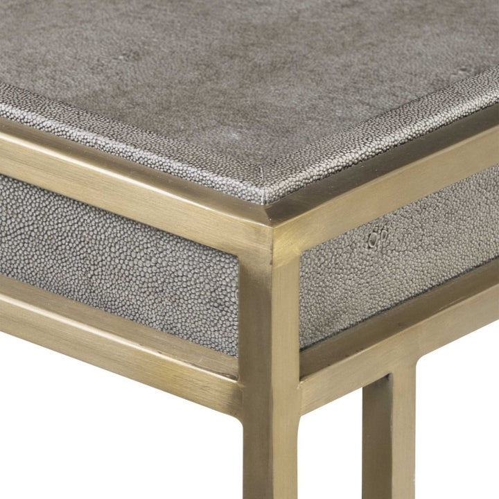 Cardew - Modern Console Table - Pearl Silver & Gold