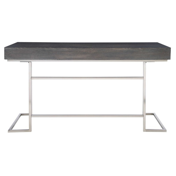 Claude - Modern Oak Desk - Dark Gray