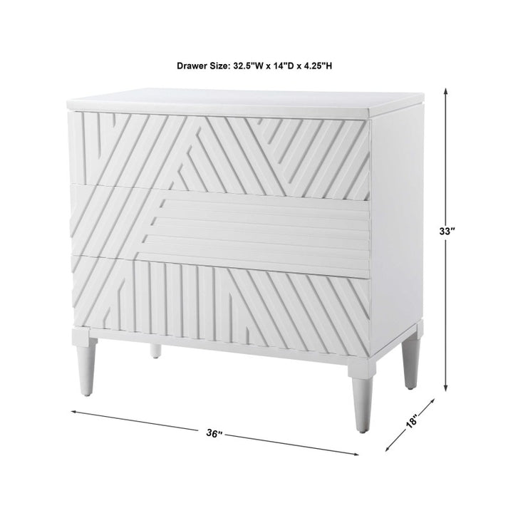 Colby - Drawer Chest - White