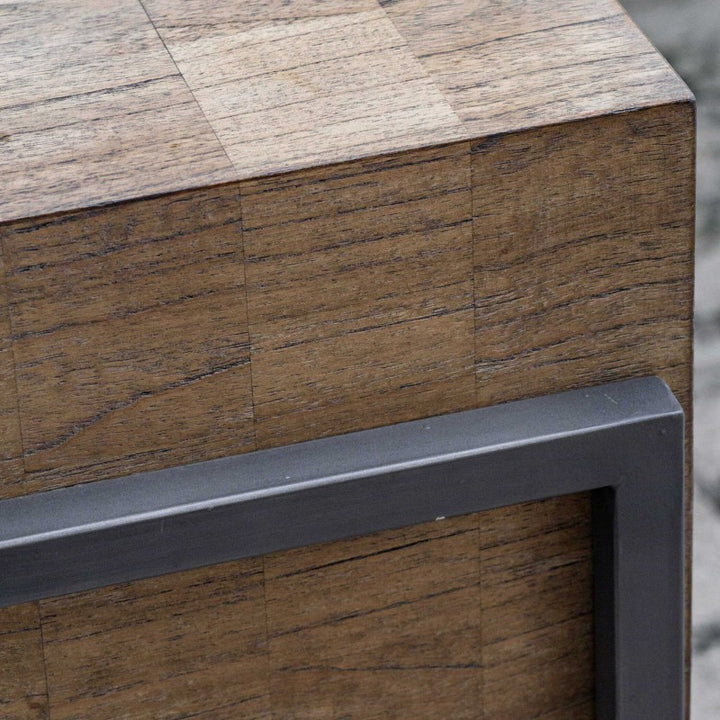 Nevis - Contemporary Console Table - Light Brown