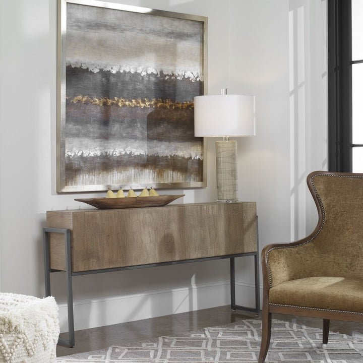 Nevis - Contemporary Console Table - Light Brown