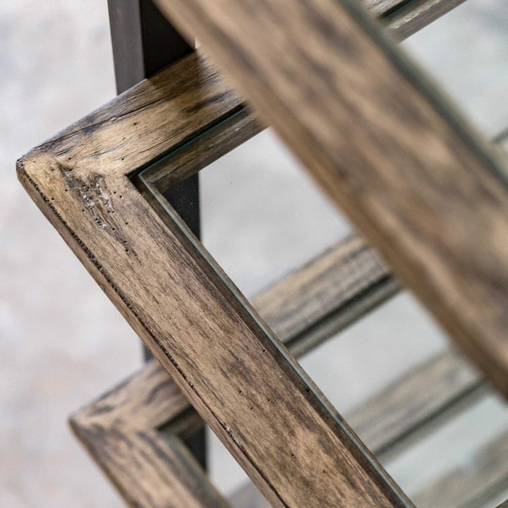 Olwyn - Industrial Etagere - Dark Brown