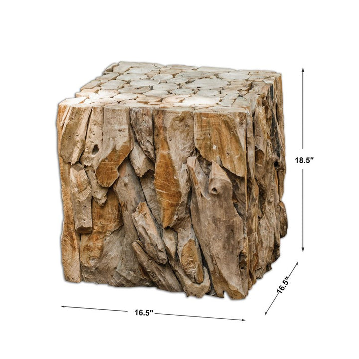 Teak Root - Bunching Cube - Light Brown