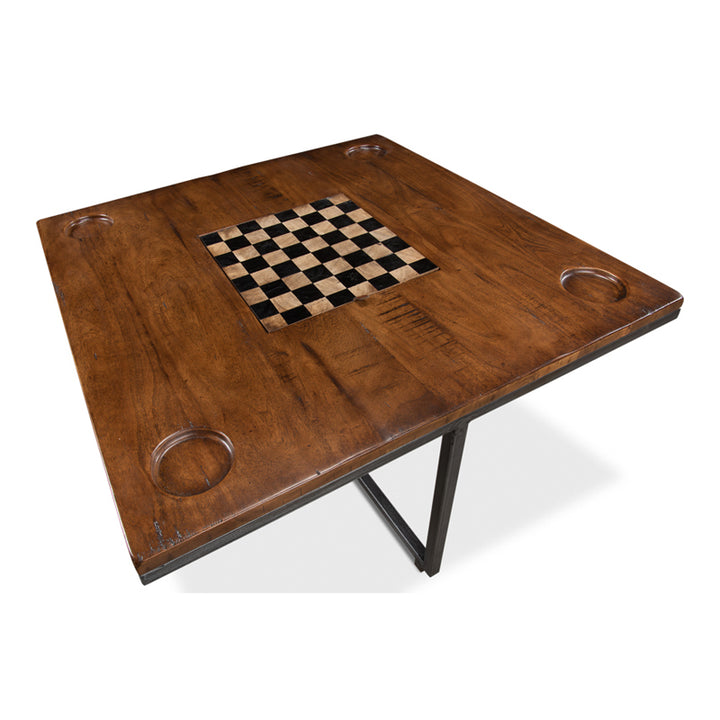 Low Game Table With Four Stools