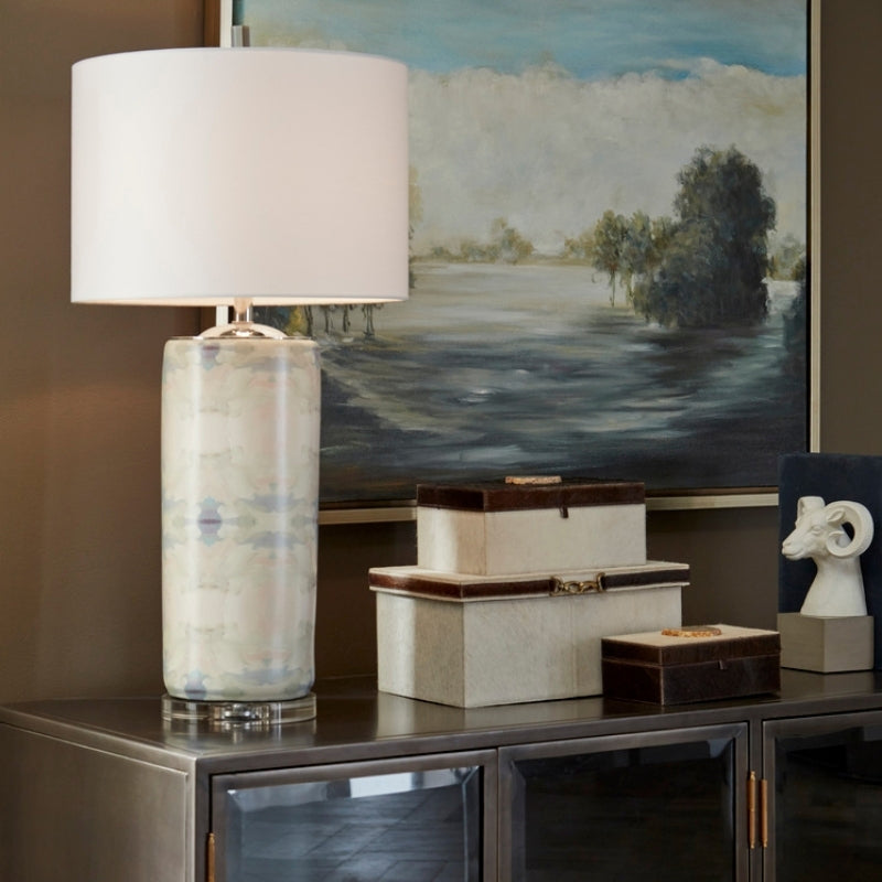 Coral Bay Lamp - Pale Blue