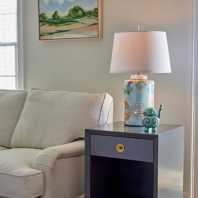 Wintergreen Cylinder Lamp (Sm)