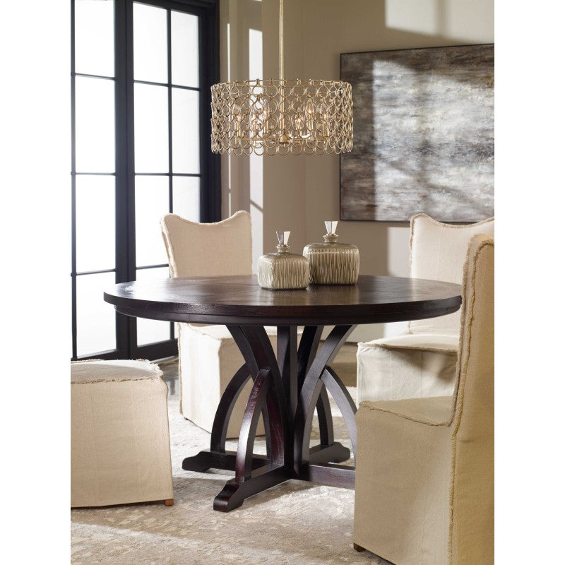 Maiva - Round Dining Table - Black
