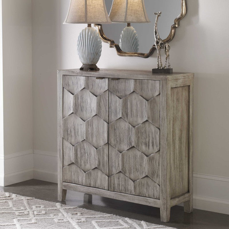 Catori - Console Cabinet - Smoked Ivory
