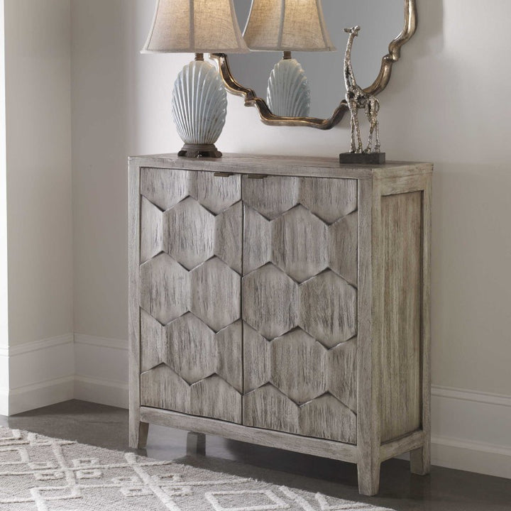 Catori - Console Cabinet - Smoked Ivory