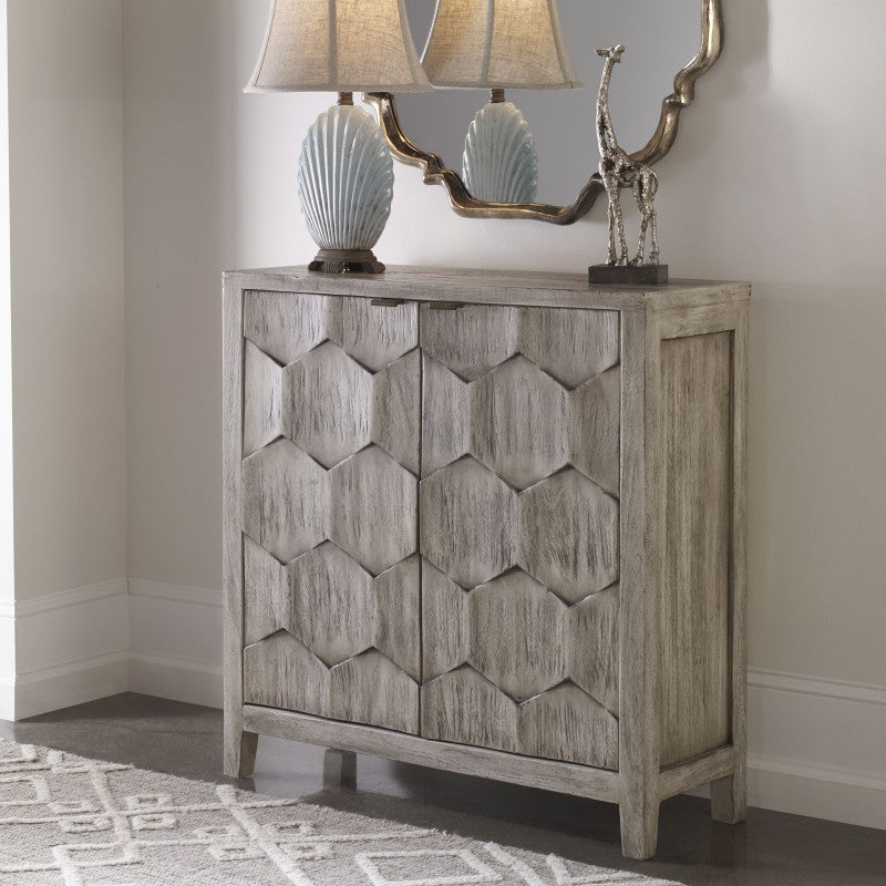 Catori - Console Cabinet - Smoked Ivory