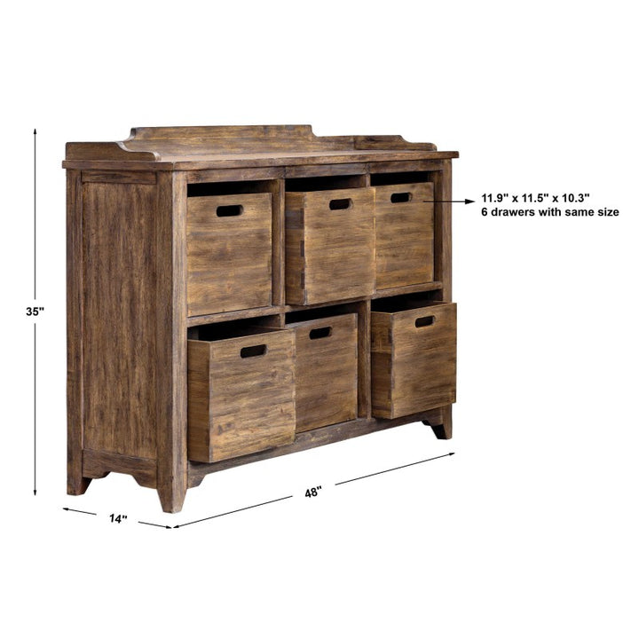 Ardusin - Driftwood Hobby Cupboard - Light Brown