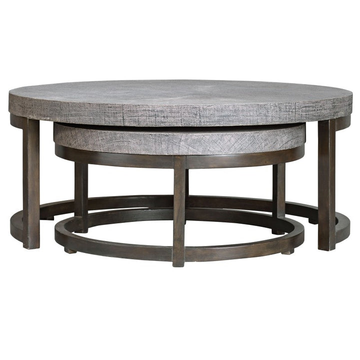 Aiyara - Nesting Tables (Set of 2) - Gray