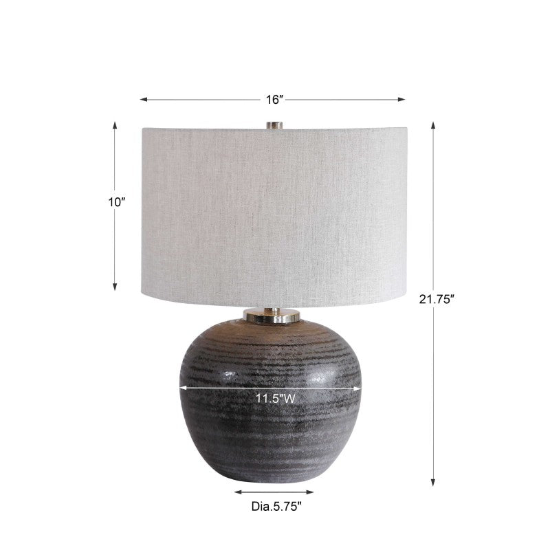 Mikkel - Table Lamp - Charcoal