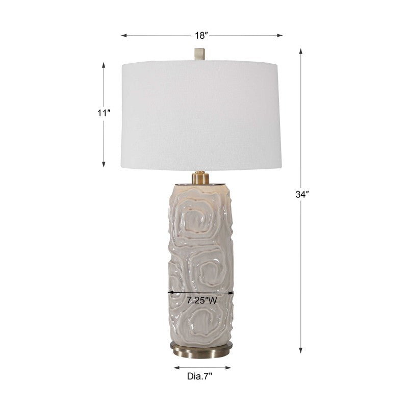 Zade - Table Lamp - Warm Gray