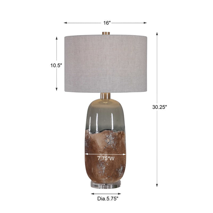 Maggie - Ceramic Table Lamp - Light Brown