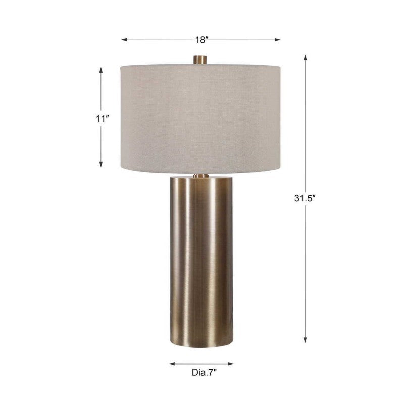 Taria - Table Lamp - Brushed Brass