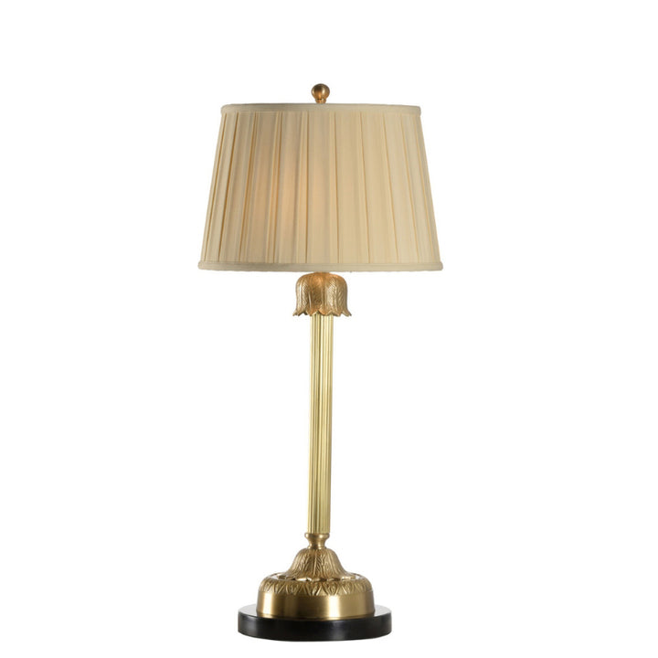 The Breakers Brass Column Lamp