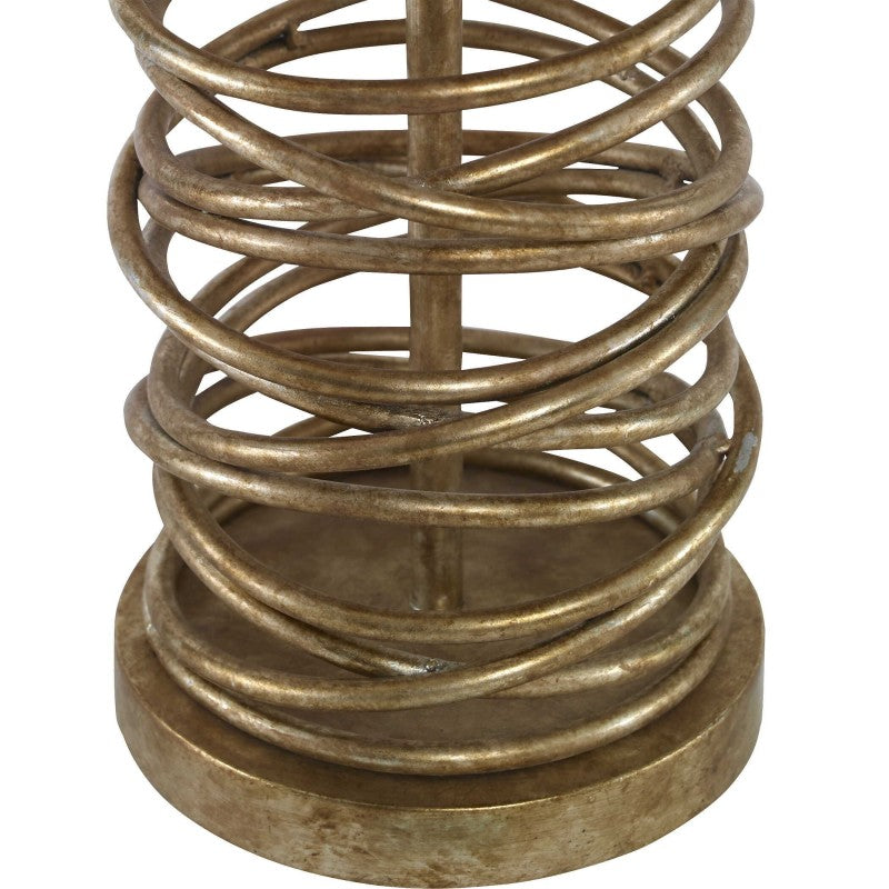 Amarey - Metal Ring Table Lamp - Gold