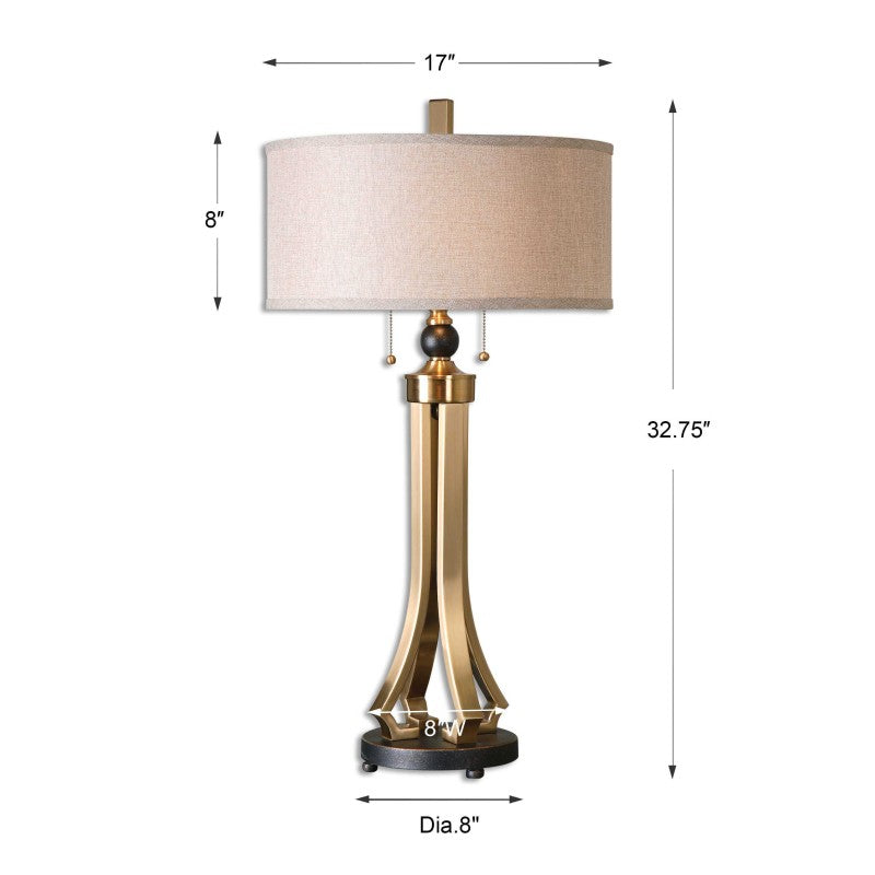 Selvino - Table Lamp - Brushed Brass
