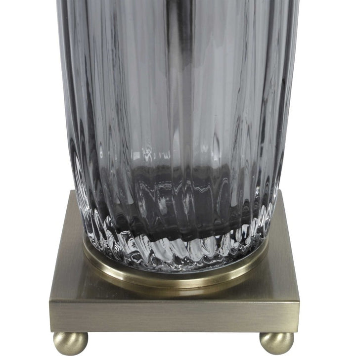 Vilminore - Glass Table Lamp - Gray