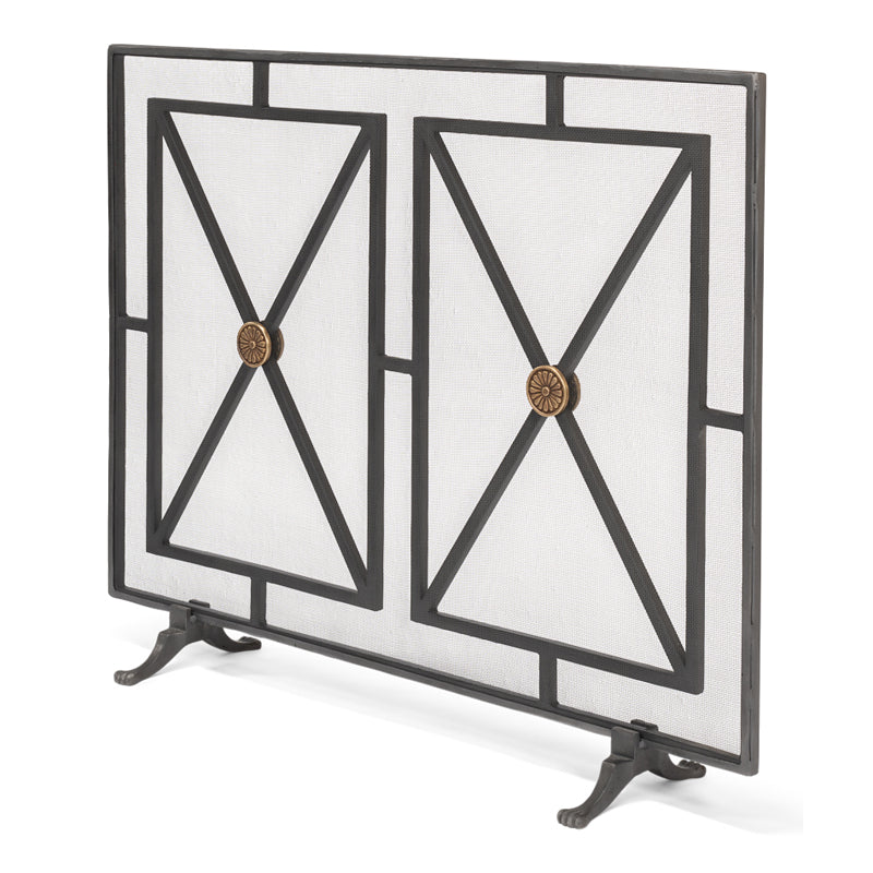 Paneled Fire screen