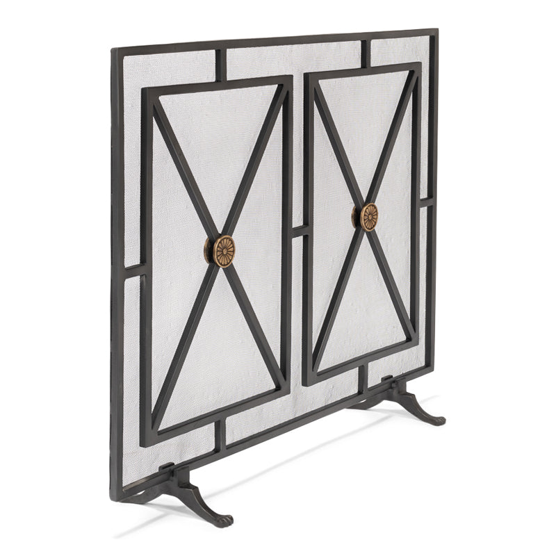 Paneled Fire screen