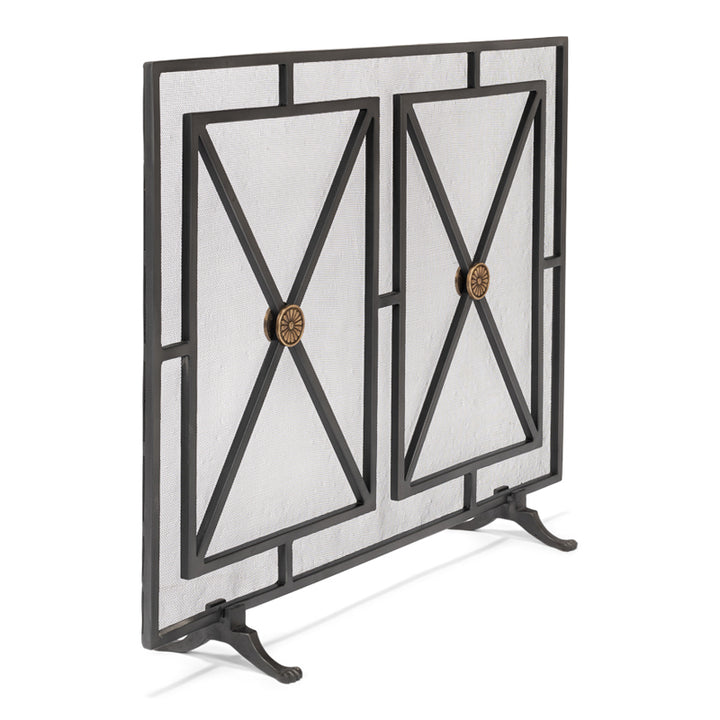 Paneled Fire screen