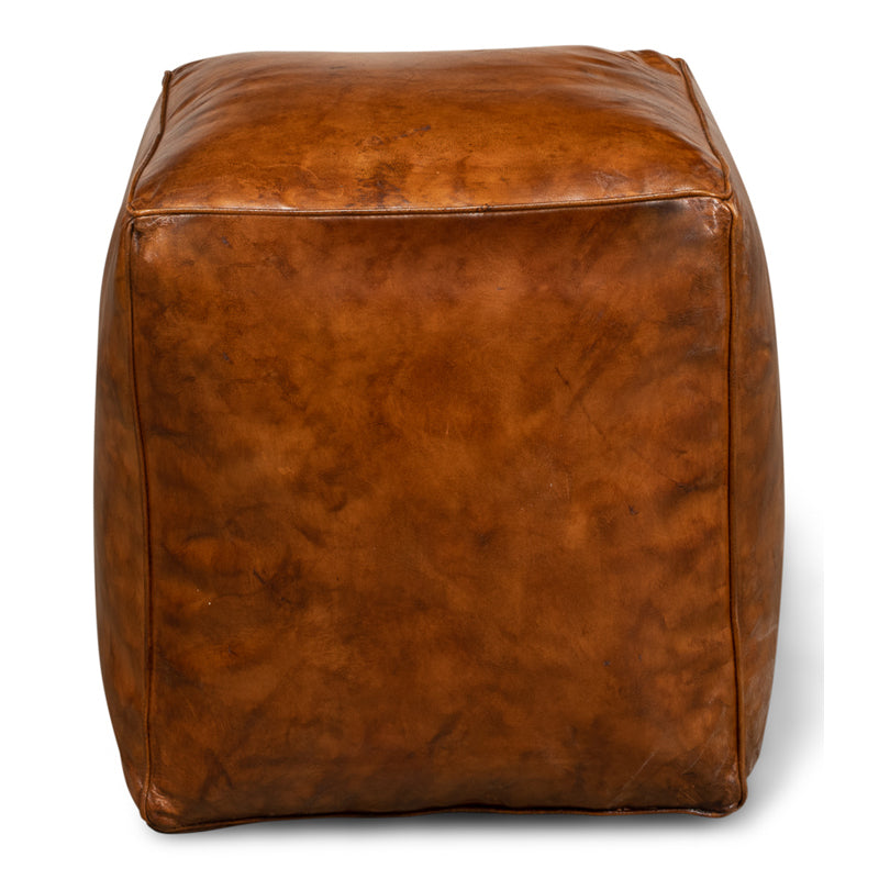 Sunday Afternoon Leather Cube
