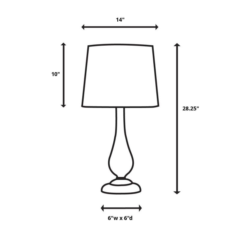 Vercana - Table Lamp (Set of 2) - Pearl Silver