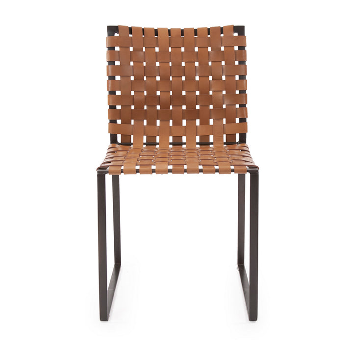 Woven Leather Chairs Dining Chair