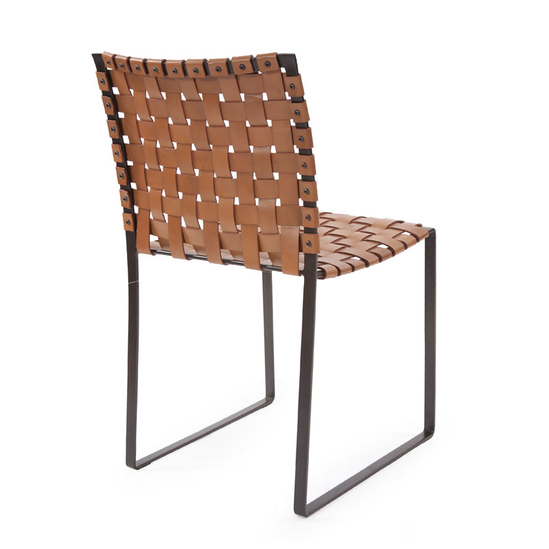 Woven Leather Chairs Dining Chair