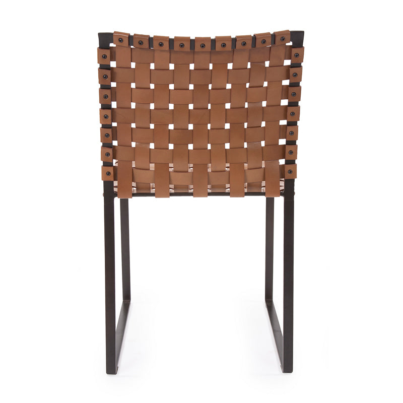 Woven Leather Chairs Dining Chair