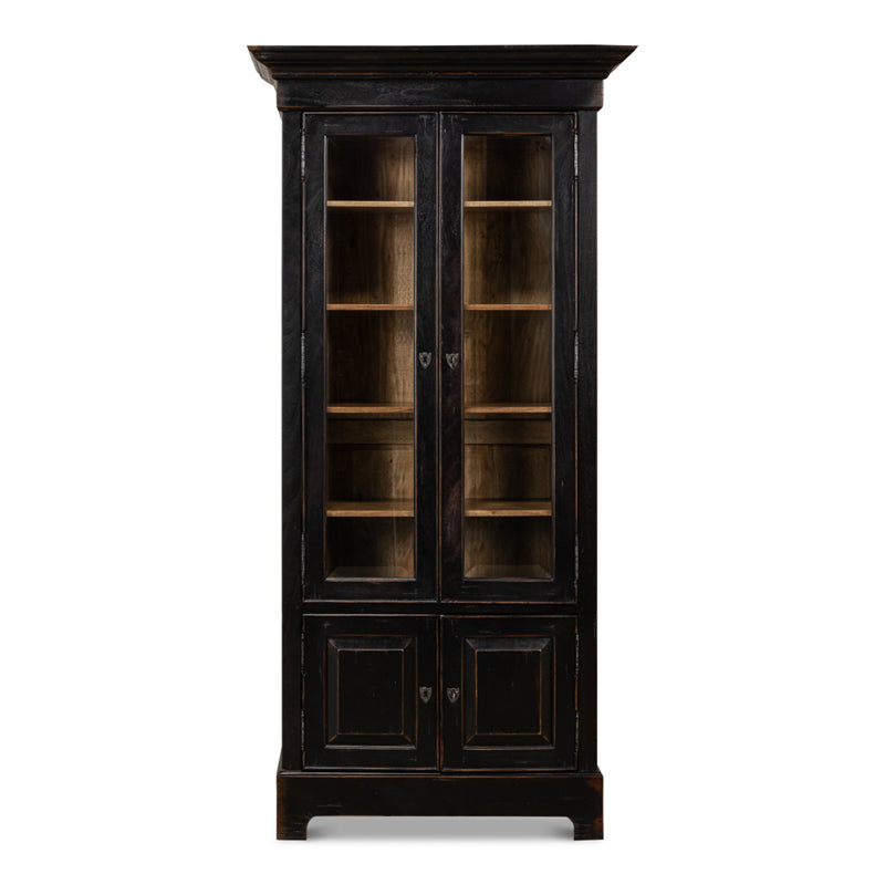 Bookcase In Ebony Finish