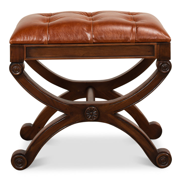 Empire Stool W/Leather
