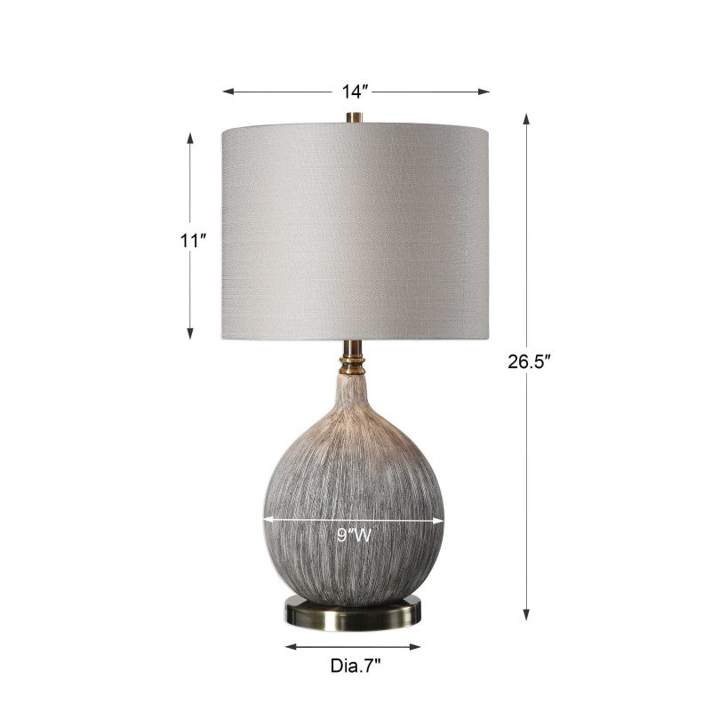 Hedera - Textured Table Lamp - Ivory