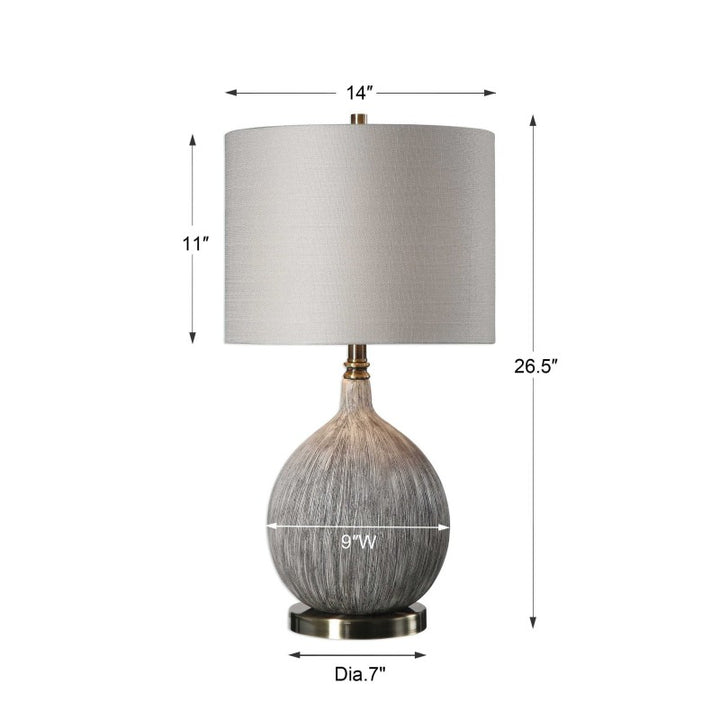 Hedera - Textured Table Lamp - Ivory