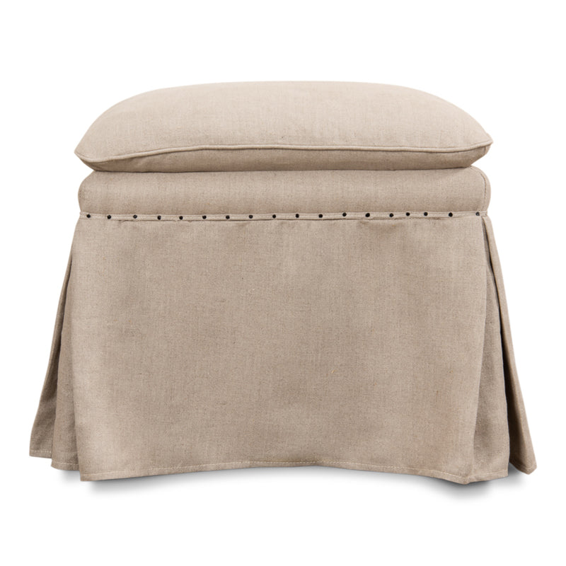Draped Ottoman