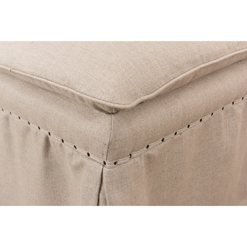 Draped Ottoman