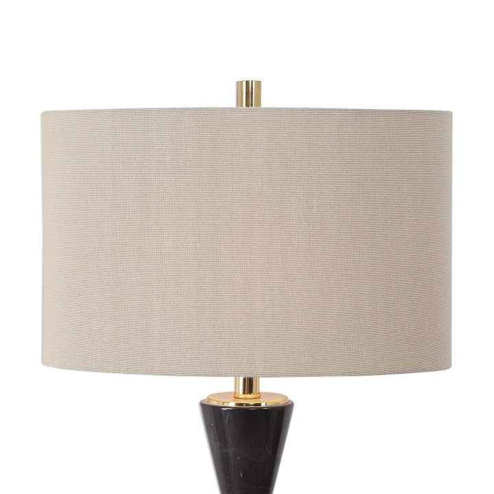 Alastair - Marble Table Lamp - Black