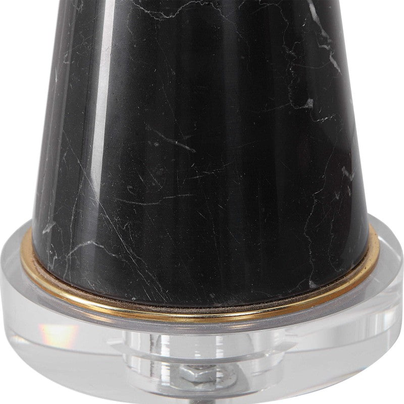 Alastair - Marble Table Lamp - Black